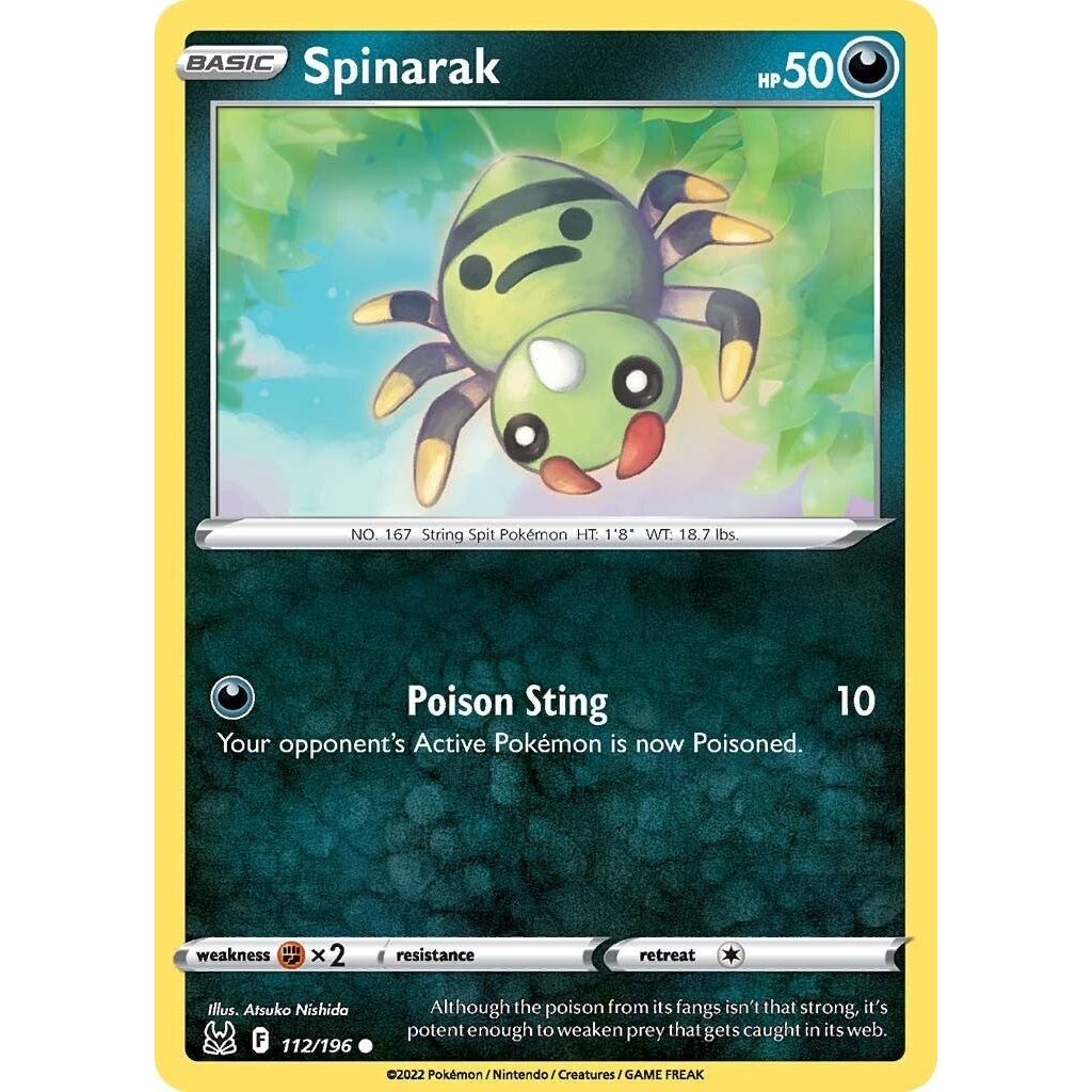 Image for Spinarak (112/196) (SWSH11) - Pokemon