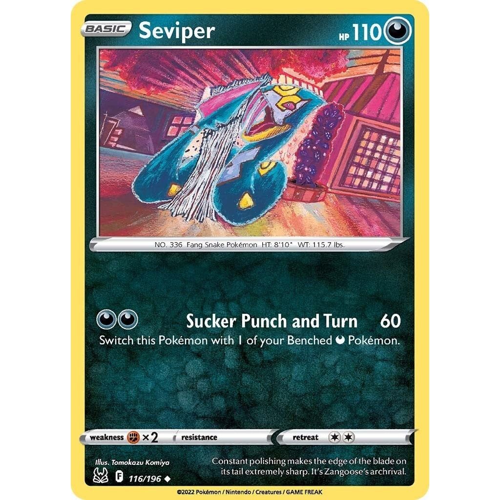 Image for Seviper (116/196) (SWSH11) - Pokemon