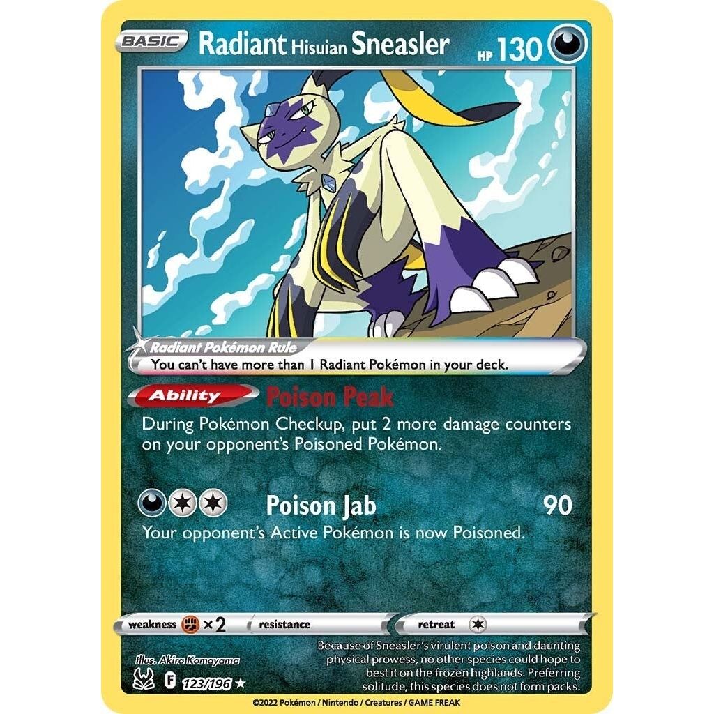 Image for Radiant Hisuian Sneasler (123/196) (SWSH11) - Pokemon