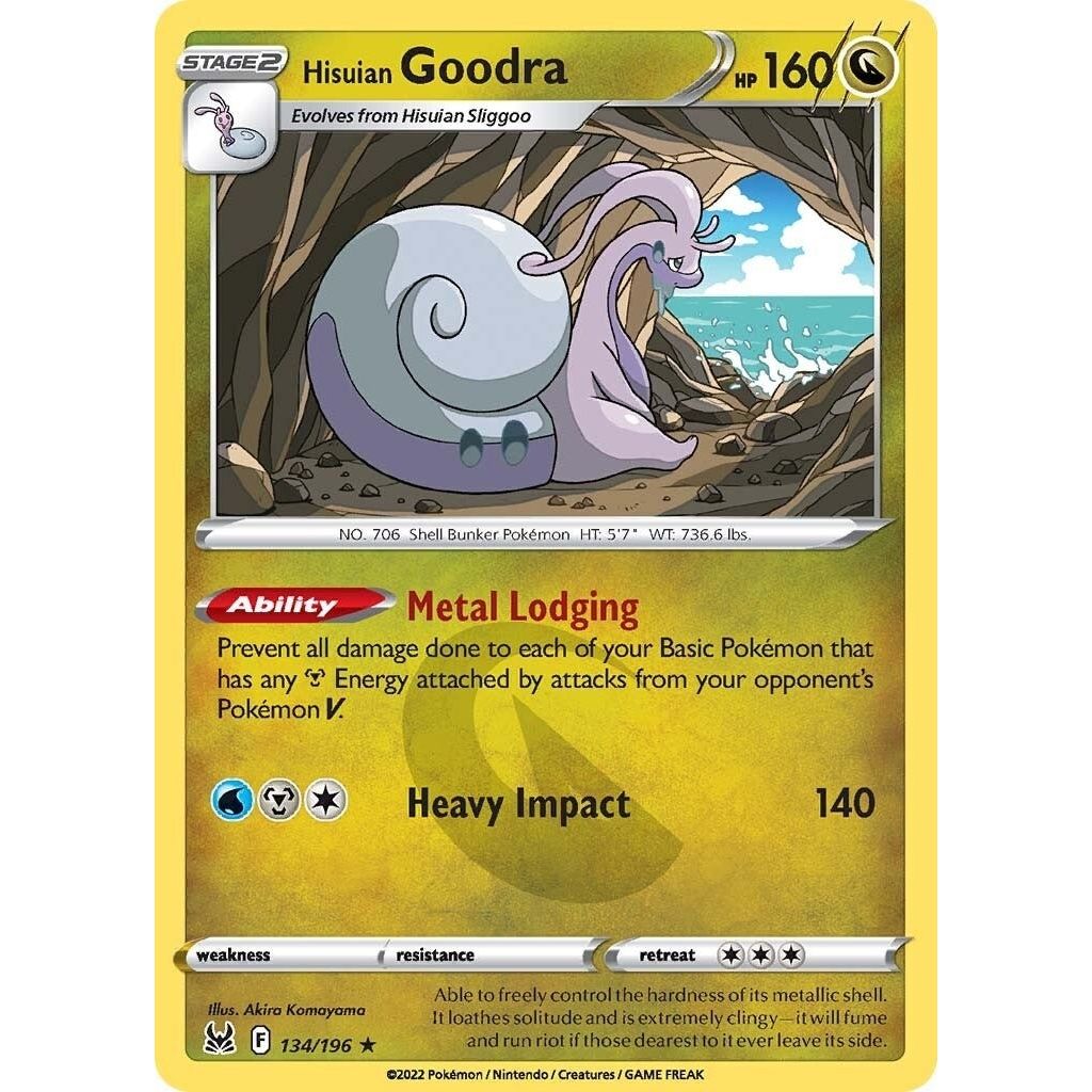 Image for Hisuian Goodra (134/196) (SWSH11) - Pokemon