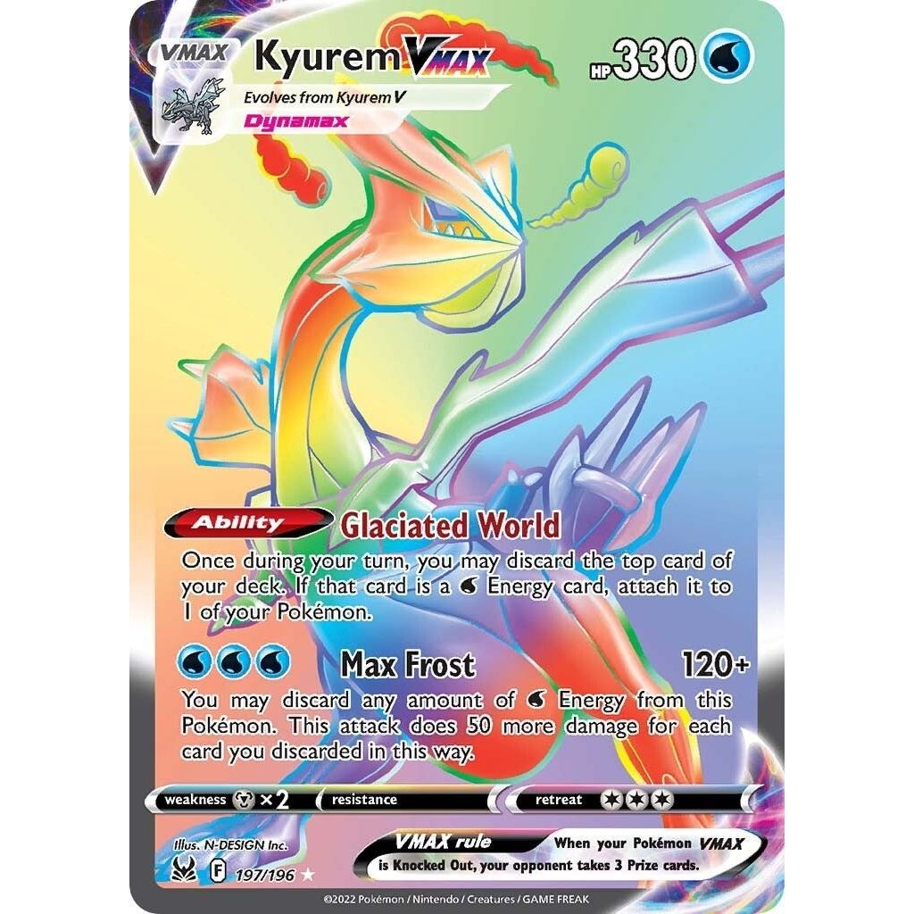 Kyurem VMAX (Secret) (197/196) (SWSH11) | Buy Pokemon Cards Canada | EA  Collectibles