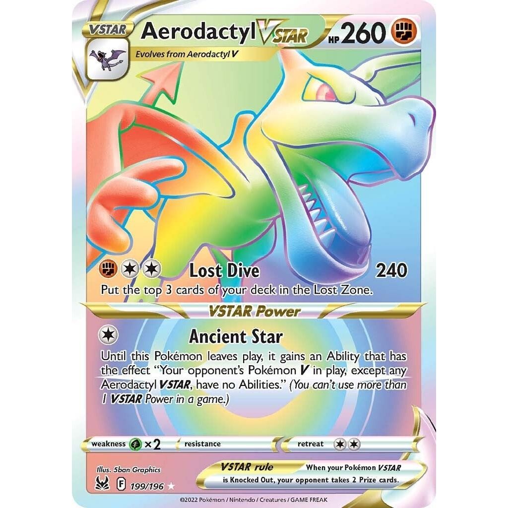 Image for Aerodactyl VSTAR (Secret) (199/196) (SWSH11) - Pokemon