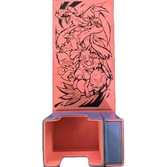 Image for The Champion's Force Deck Box with Magnetic Dice Tray (Lapis Blue) - Deck Boxes
