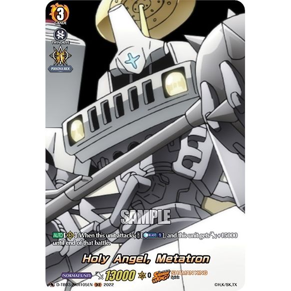 Image for Holy Angel, Metatron (SKR) (D-TB03/SKR105EN) (D-TB03) - Cardfight Vanguard