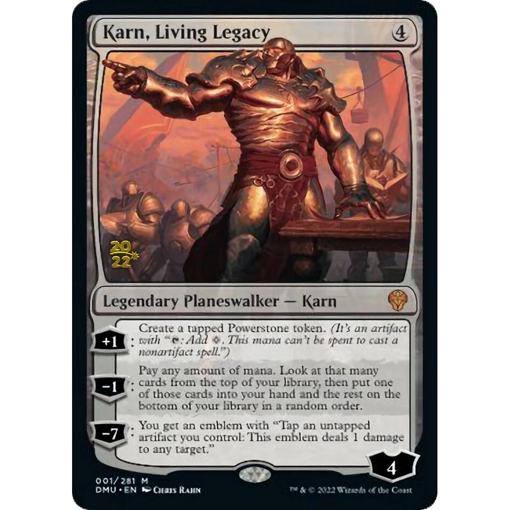 Image for Karn, Living Legacy (1) (PRE) - Magic: The Gathering
