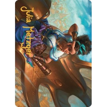 Image for Talas Lookout Art Card (Gold-Stamped Signature) (17) (ASDMU) - Magic: The Gathering