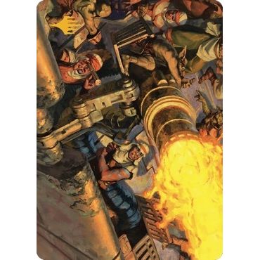 Image for Mana Cannons Art Card (Gold-Stamped Signature) (36) (ASDMU) - Magic: The Gathering