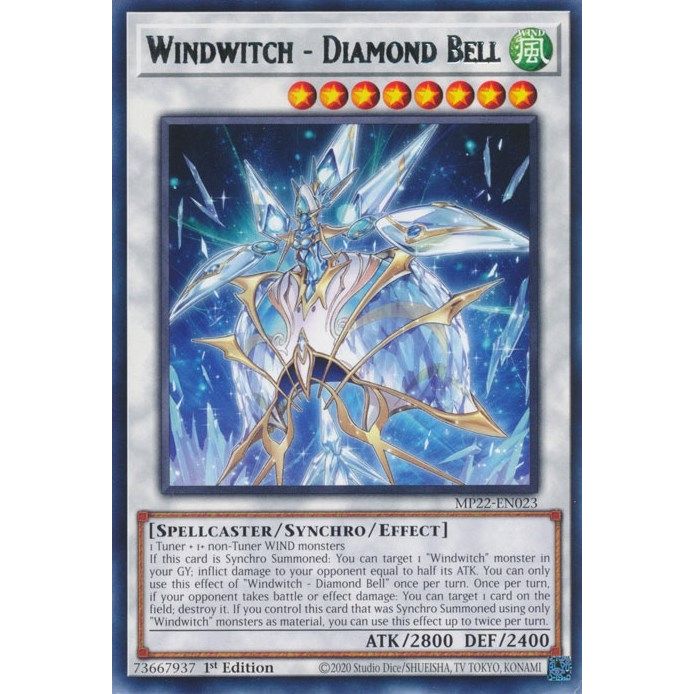 Image for Windwitch - Diamond Bell (MP22-EN023) (MP22) - YuGiOh