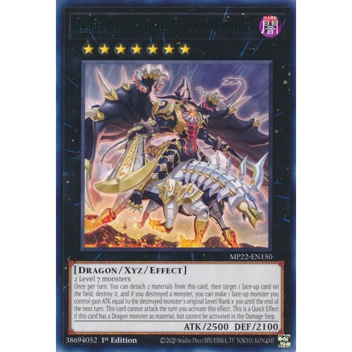 Image for Voloferniges, the Darkest Dragon Doomrider (MP22-EN150) (MP22) - YuGiOh