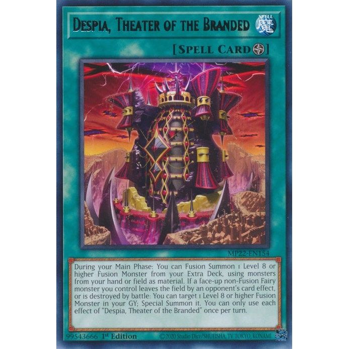 Image for Despia, Theater of the Branded (MP22-EN154) (MP22) - YuGiOh