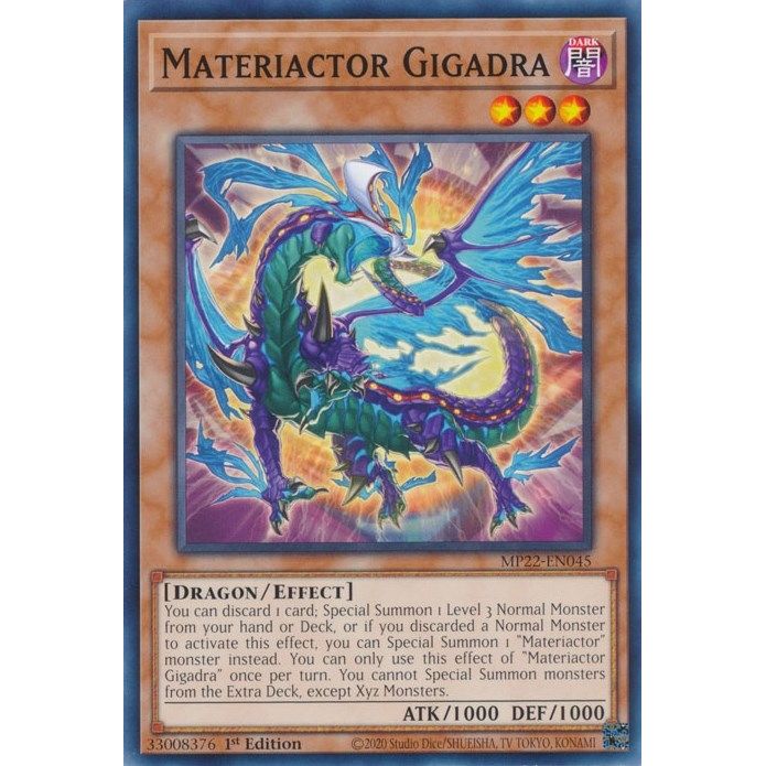 Image for Materiactor Gigadra (MP22-EN045) (MP22) - YuGiOh