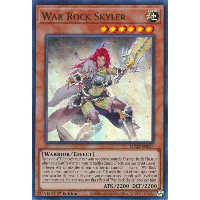 Image for War Rock Skyler (MP22-EN054) (MP22) - YuGiOh