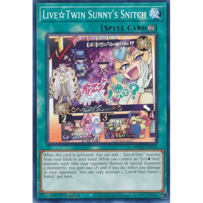 Image for Live Twin Sunny's Snitch (MP22-EN161) (MP22) - YuGiOh