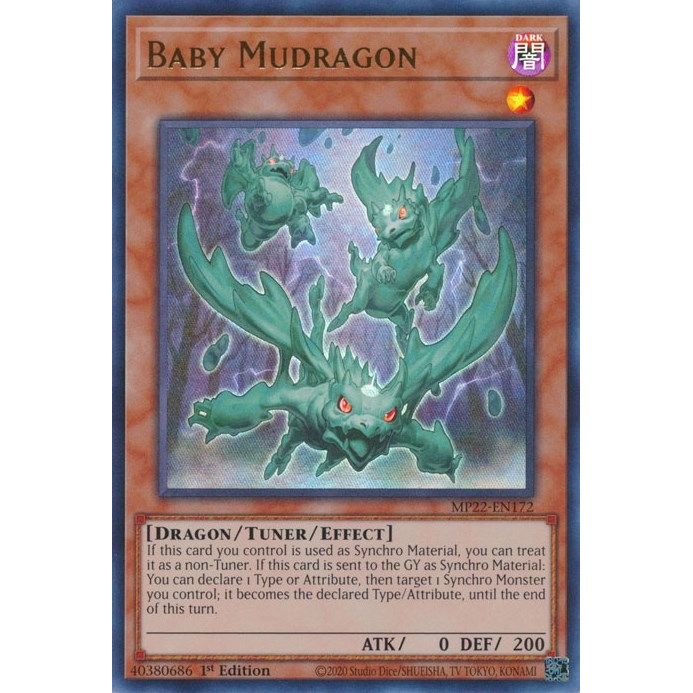 Image for Baby Mudragon (MP22-EN172) (MP22) - YuGiOh