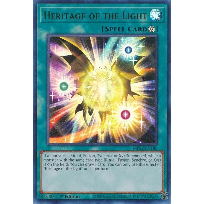 Image for Heritage of the Light (MP22-EN186) (MP22) - YuGiOh