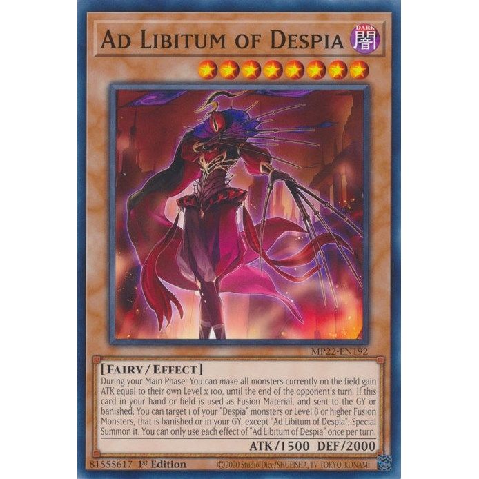 Image for Ad Libitum of Despia (MP22-EN192) (MP22) - YuGiOh