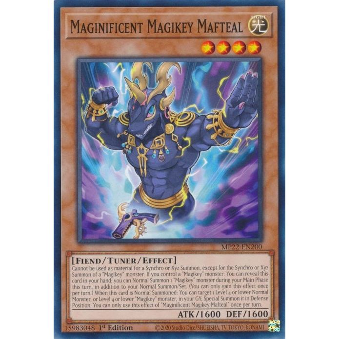Image for Maginificent Magikey Mafteal (MP22-EN200) (MP22) - YuGiOh