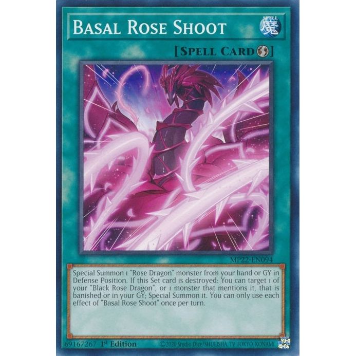Image for Basal Rose Shoot (MP22-EN094) (MP22) - YuGiOh
