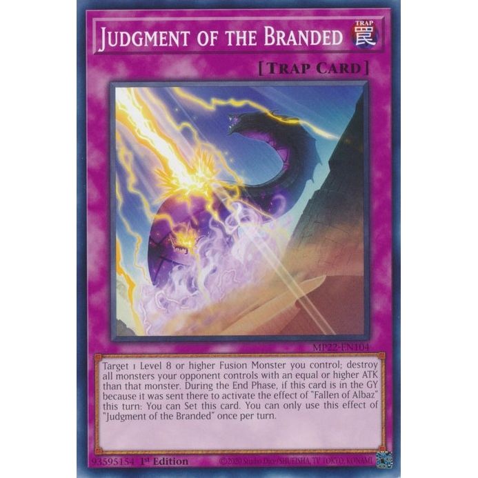 Image for Judgment of the Branded (MP22-EN104) (MP22) - YuGiOh