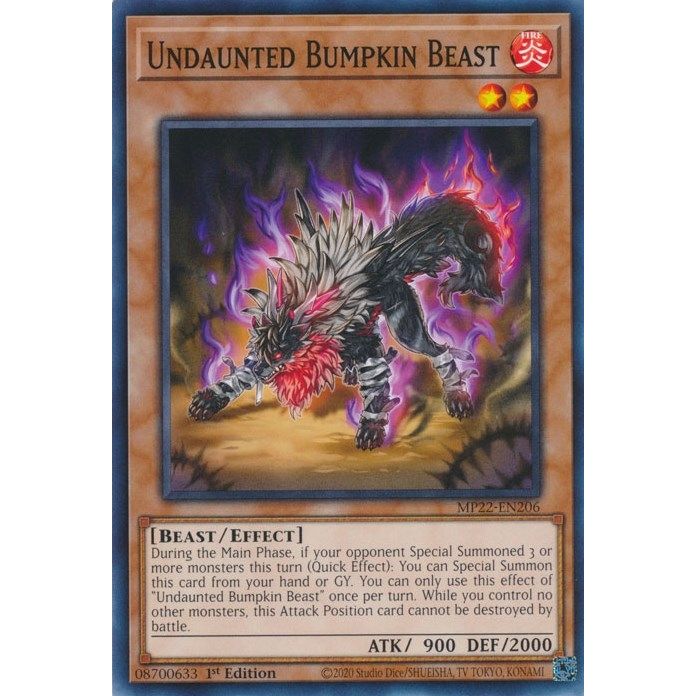 Image for Undaunted Bumpkin Beast (MP22-EN206) (MP22) - YuGiOh