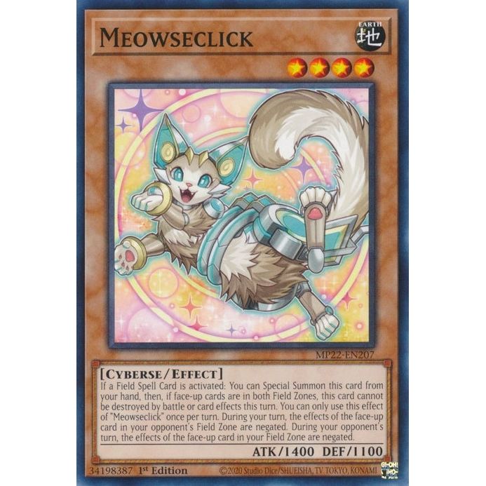 Image for Meowseclick (MP22-EN207) (MP22) - YuGiOh