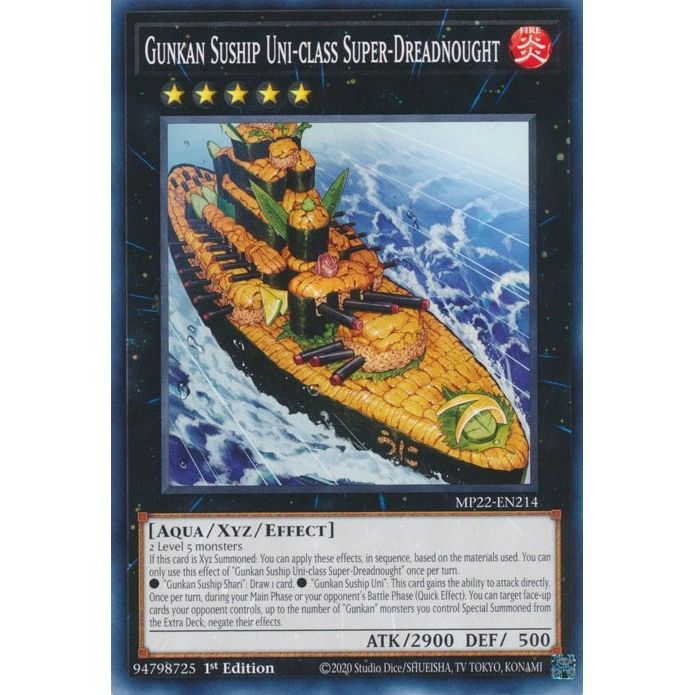 Image for Gunkan Suship Uni-class Super-Dreadnought (MP22-EN214) (MP22) - YuGiOh