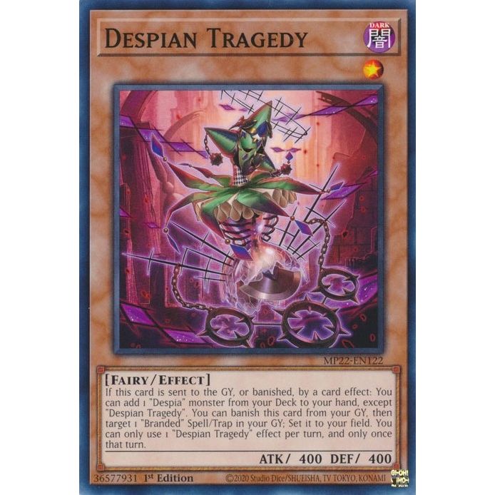 Image for Despian Tragedy (MP22-EN122) (MP22) - YuGiOh