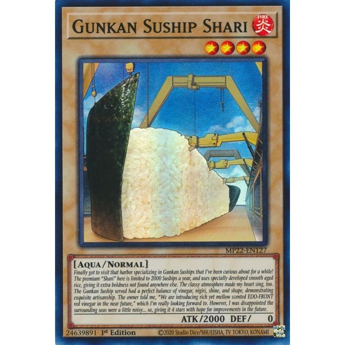 Image for Gunkan Suship Shari (MP22-EN127) (MP22) - YuGiOh