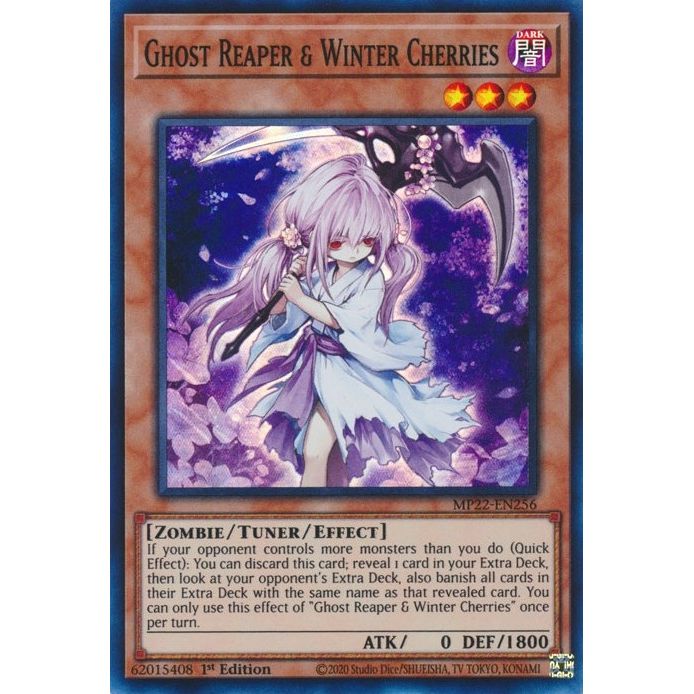 Image for Ghost Reaper & Winter Cherries (MP22-EN256) (MP22) - YuGiOh