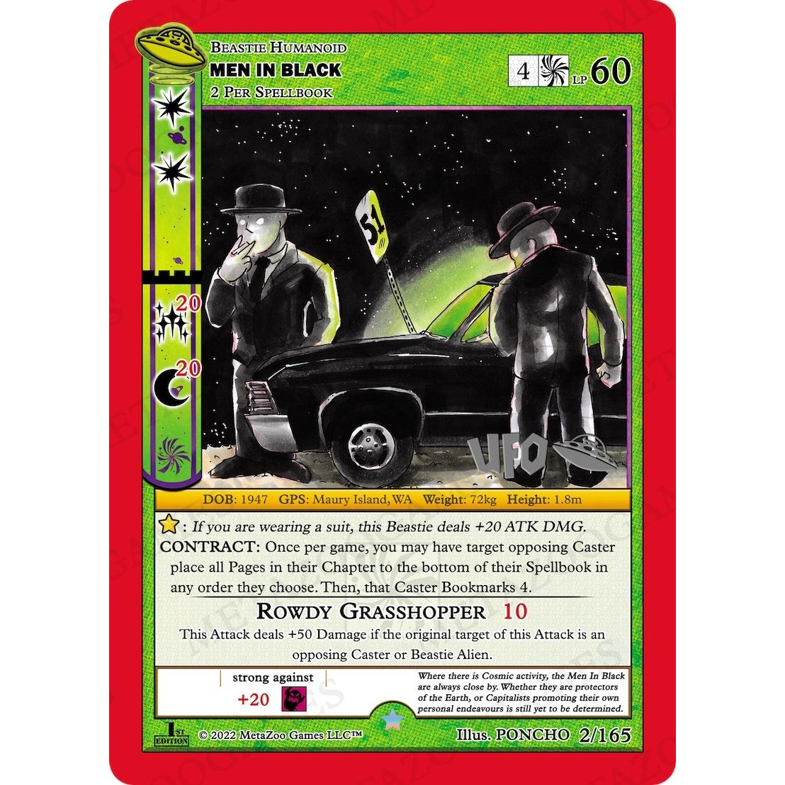 Image for Men In Black (002/165) (UFOFE-SP) - MetaZoo