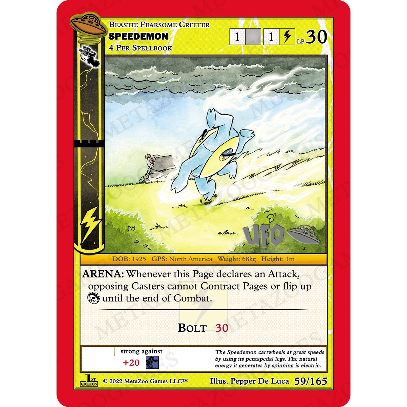 Image for Speedemon (059/165) (UFOFE-SP) - MetaZoo