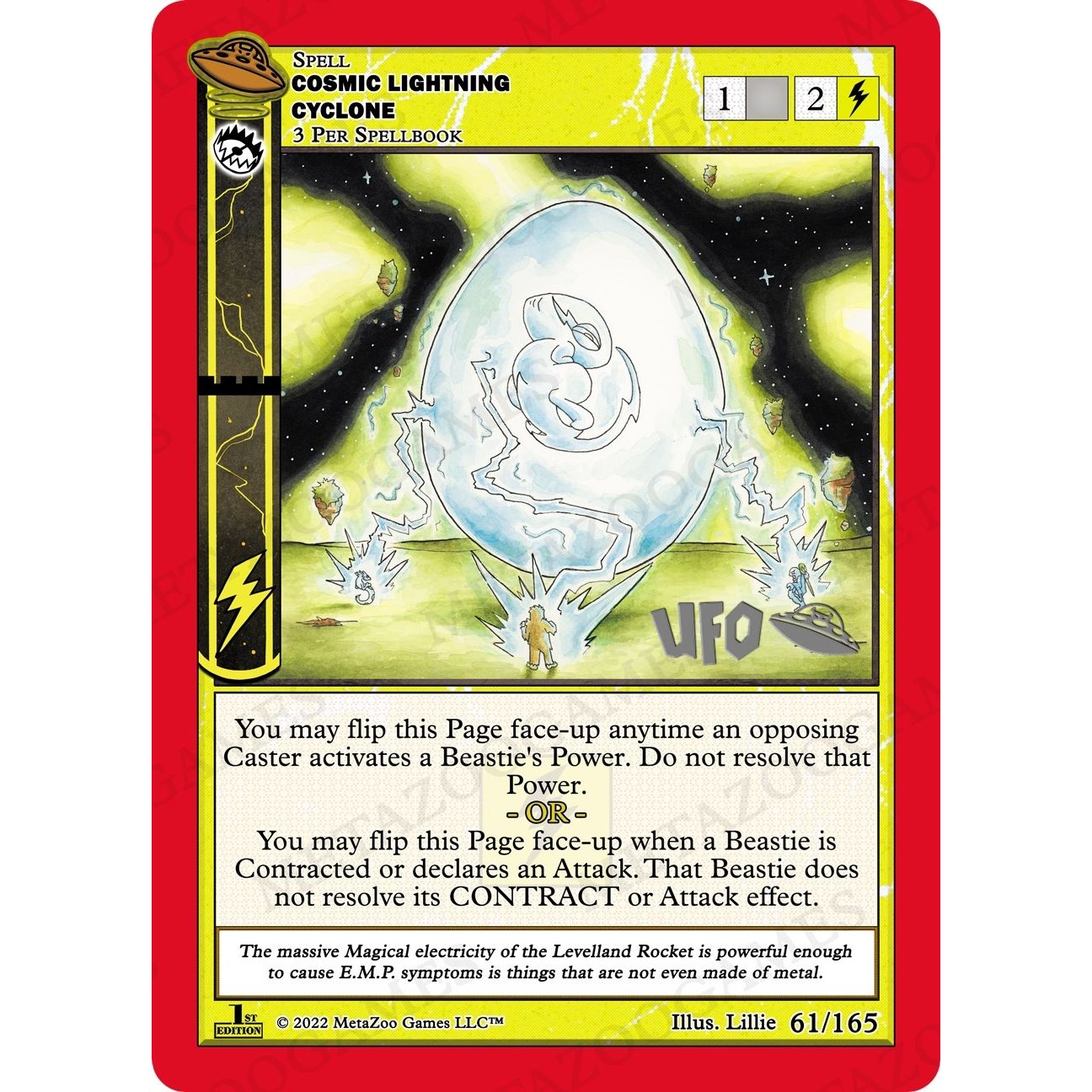 Image for Cosmic Lightning Cyclone (061/165) (UFOFE-SP) - MetaZoo