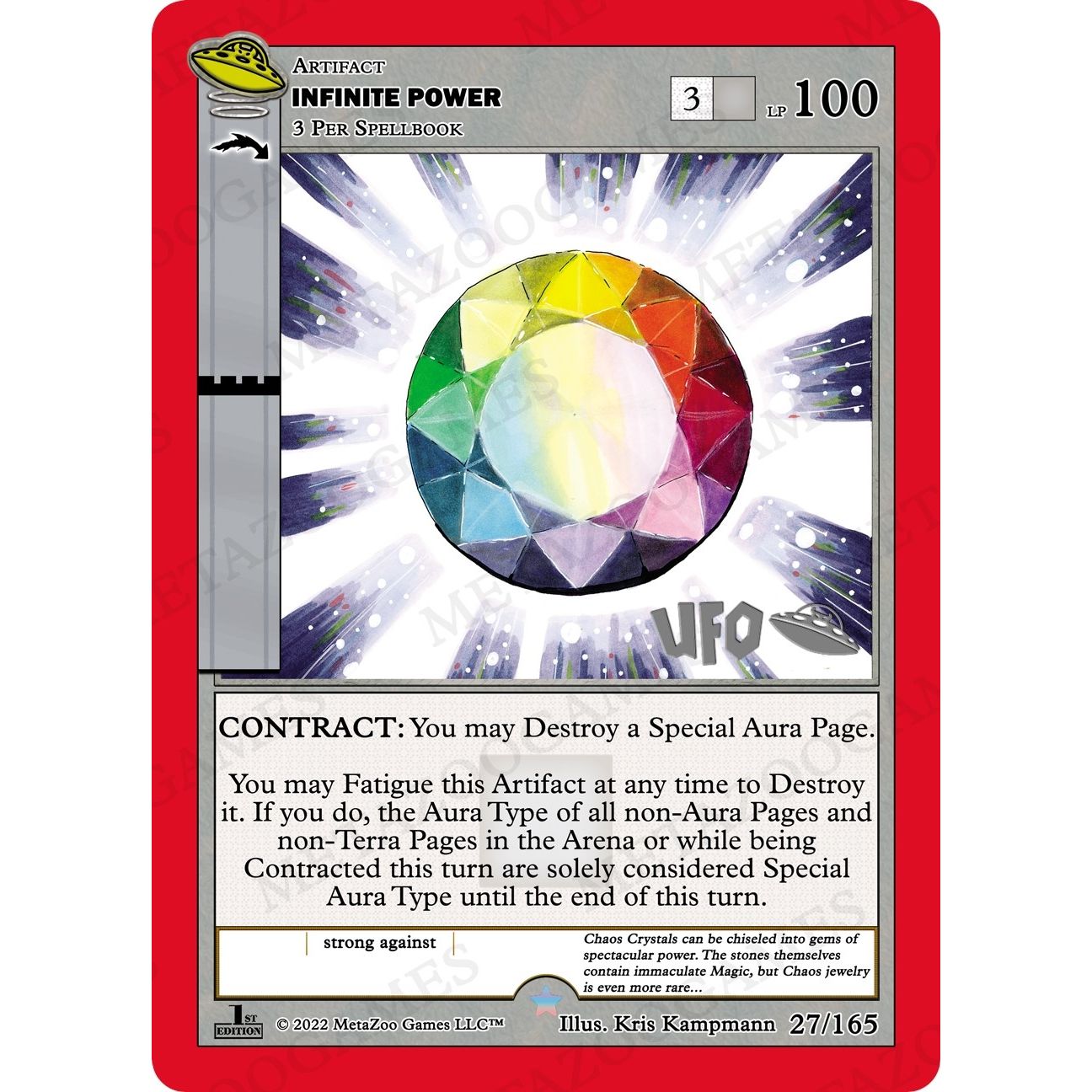 Image for Infinite Power (027/165) (UFOFE-SP) - MetaZoo