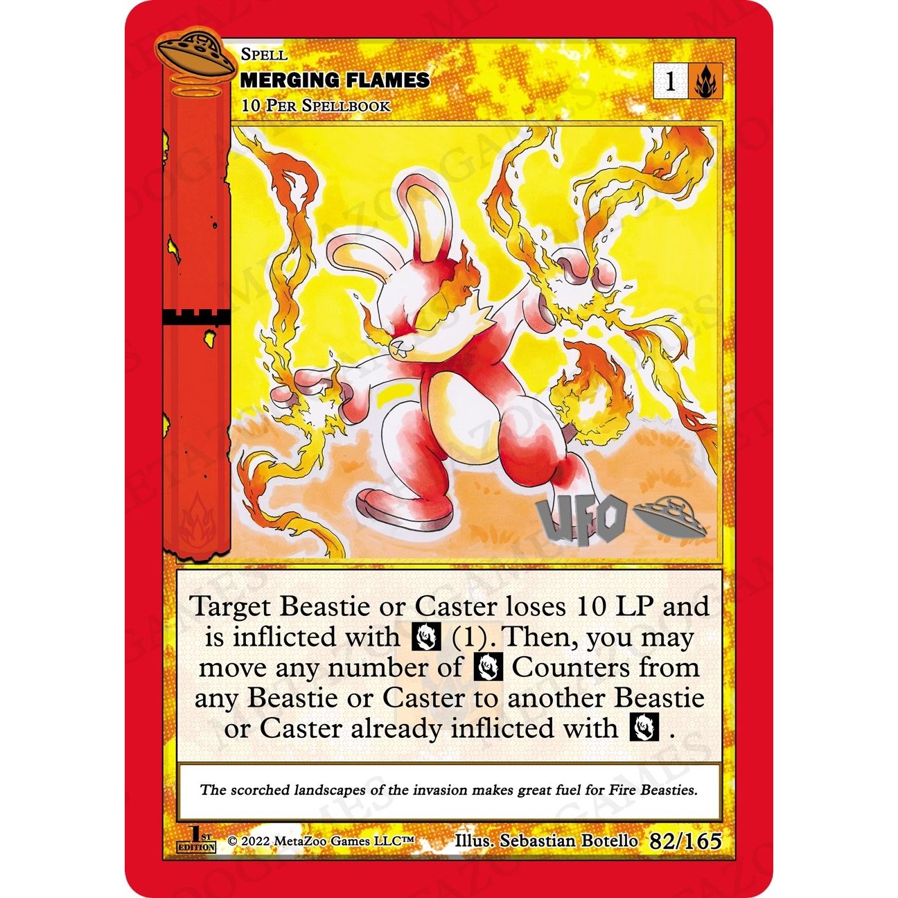 Image for Merging Flames (082/165) (UFOFE-SP) - MetaZoo