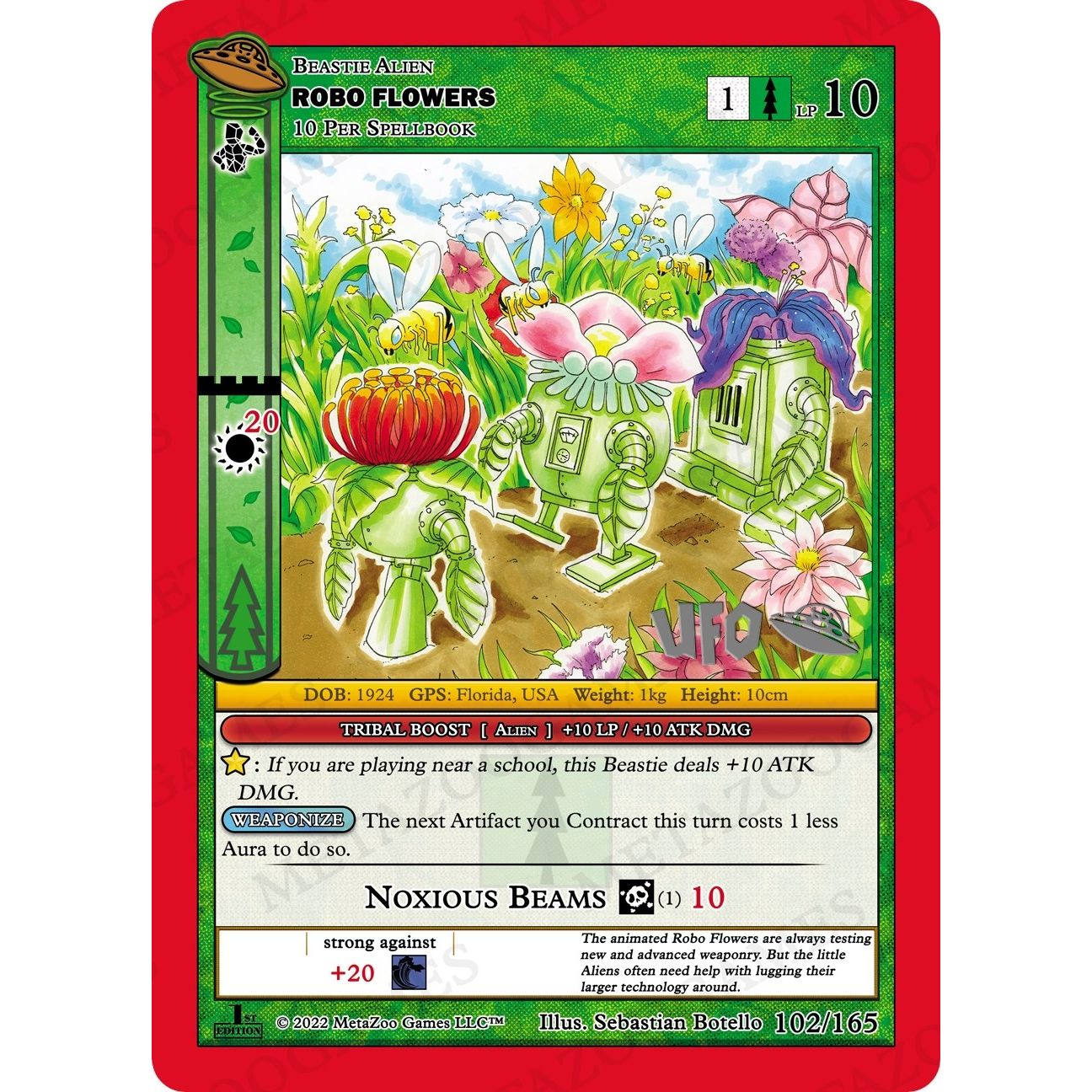 Image for Robo Flowers (102/165) (UFOFE-SP) - MetaZoo