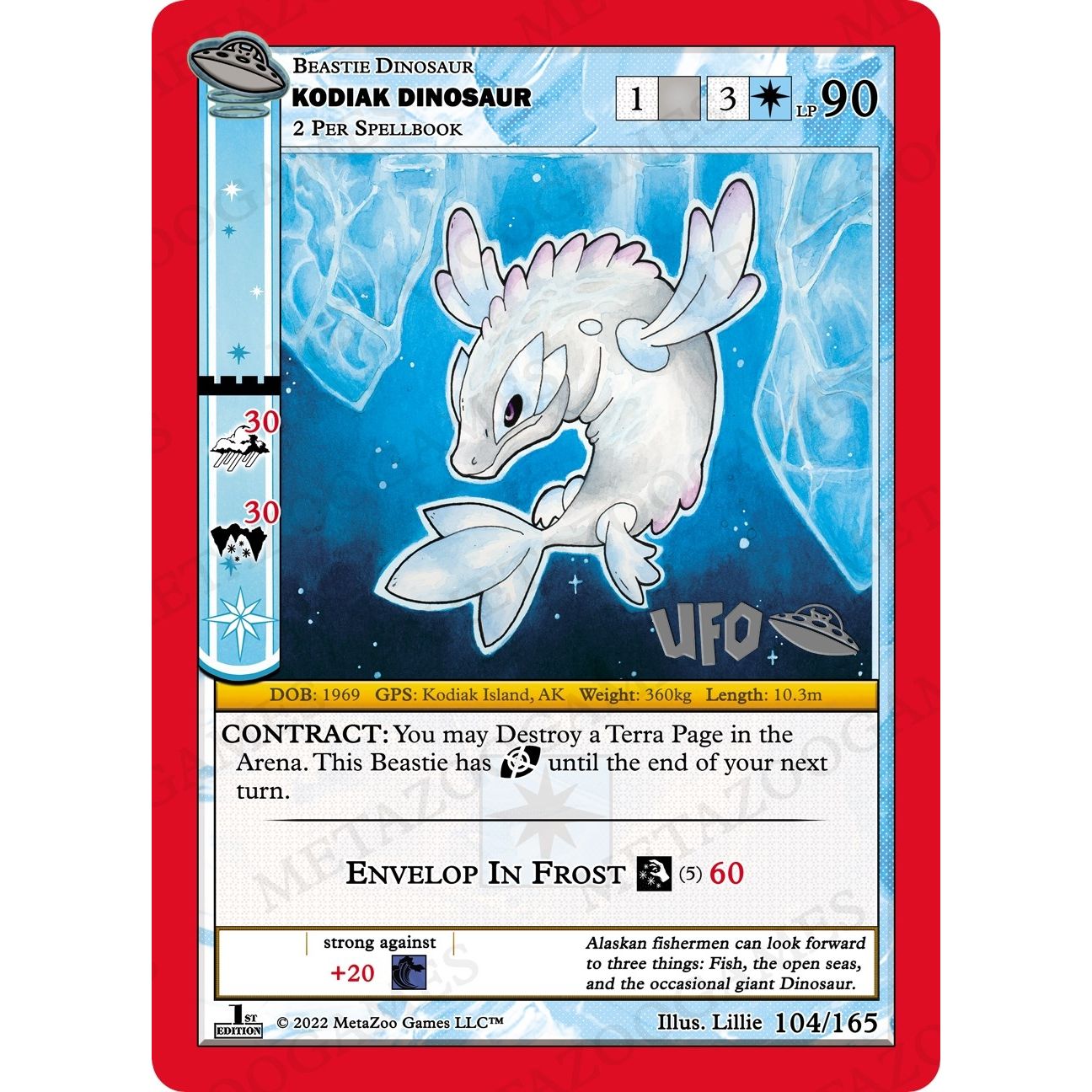 Image for Kodiak Dinosaur (104/165) (UFOFE-SP) - MetaZoo