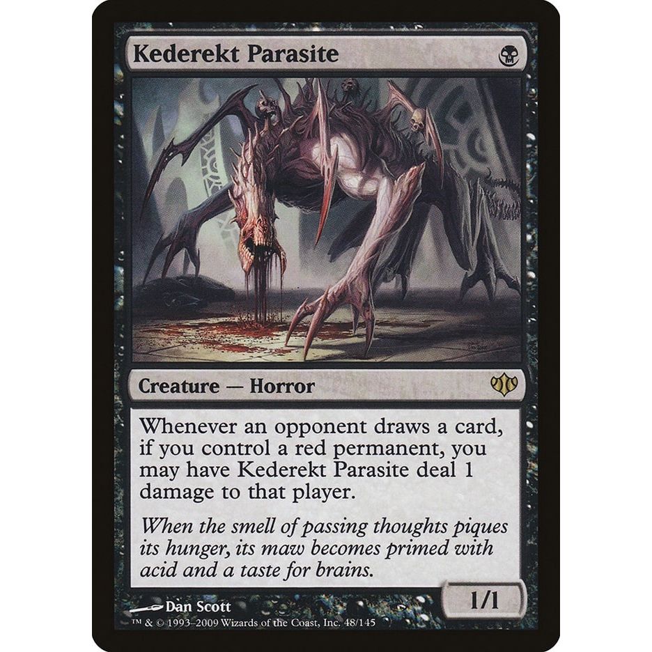 Image for Kederekt Parasite (48) (CON) - Magic: The Gathering