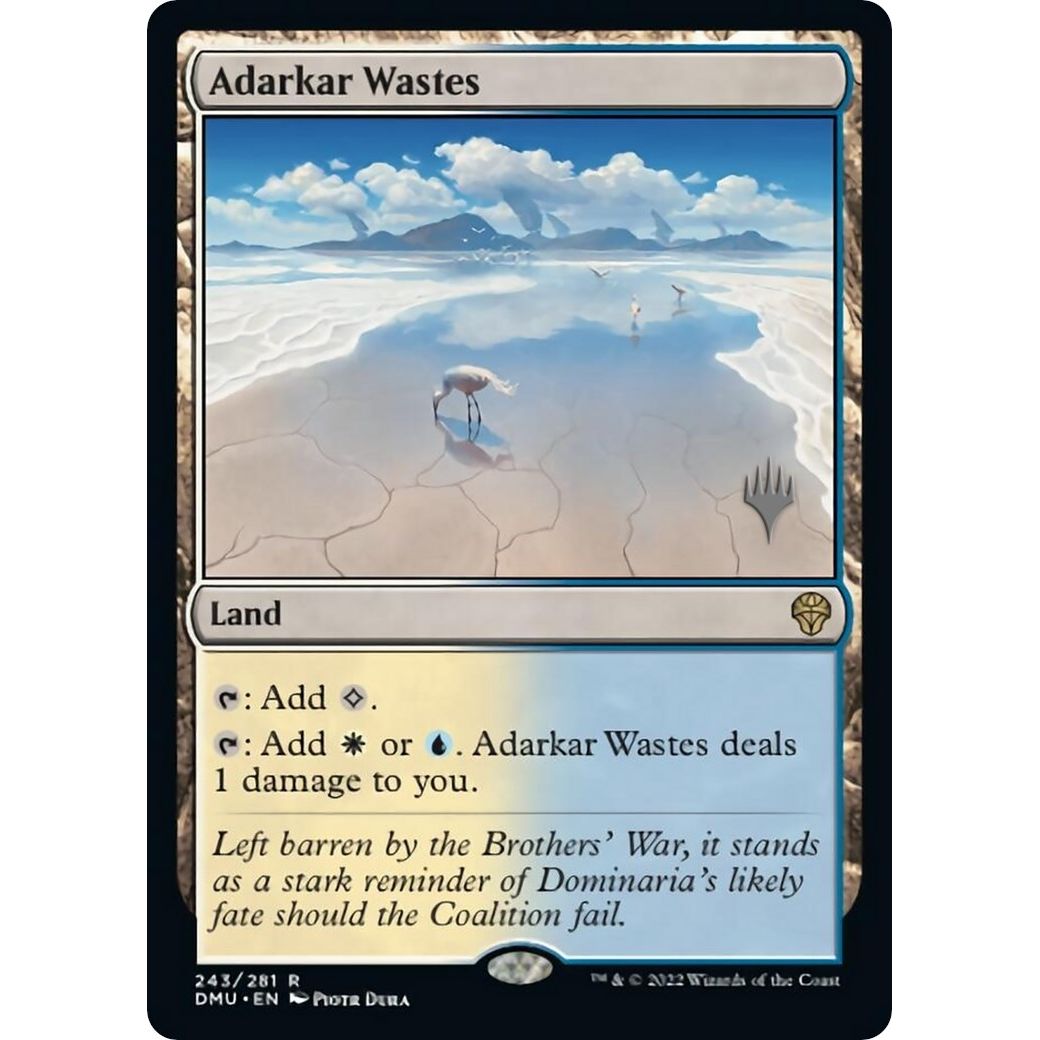 Image for Adarkar Wastes (243) (PPDMU) - Magic: The Gathering