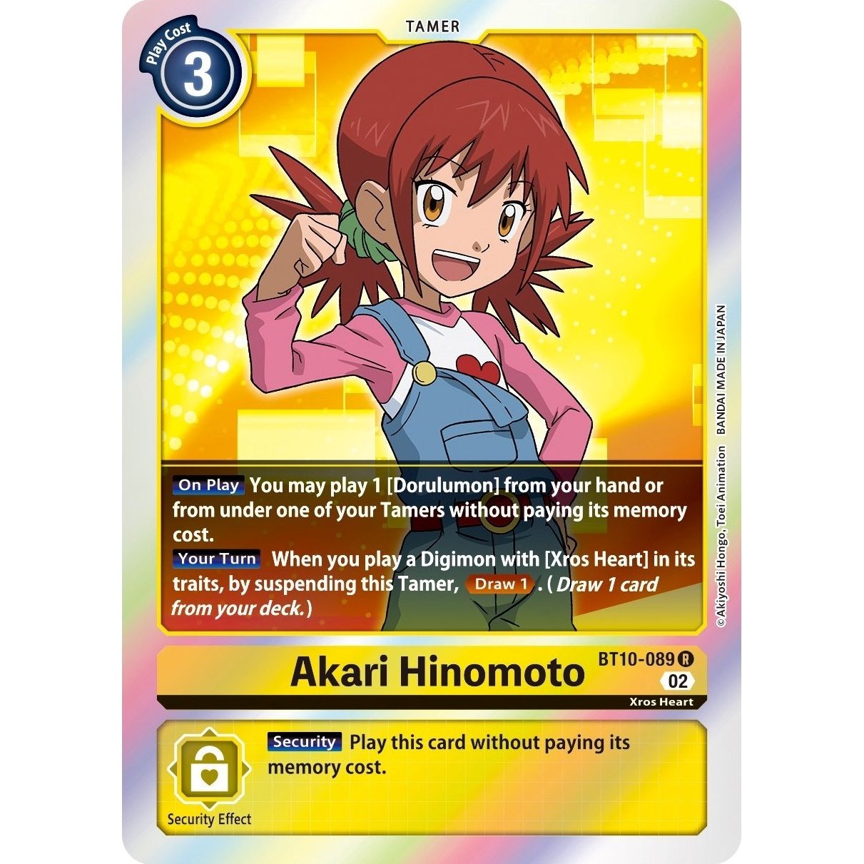 Image for Akari Hinomoto (BT10-089 R) (BT10) - Digimon Card Game