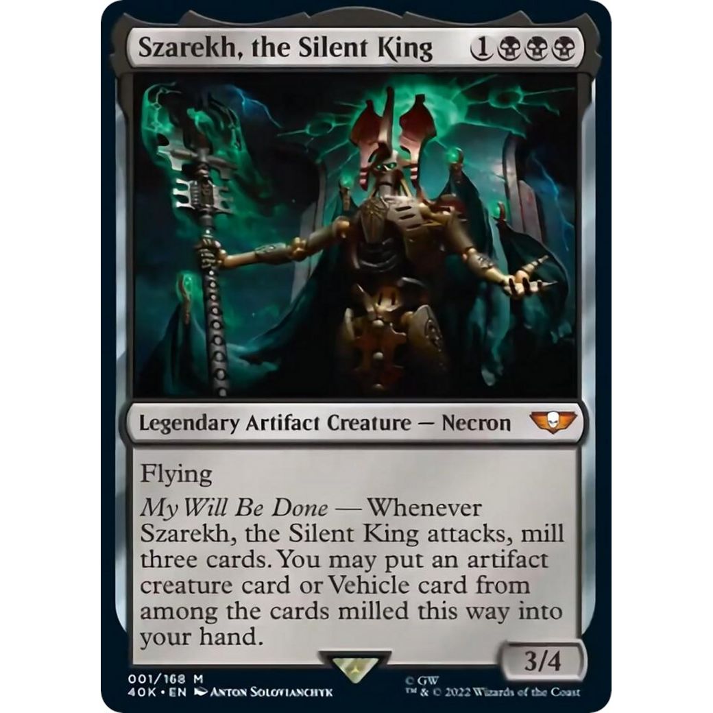 Image for Szarekh, the Silent King (Surge Foil) (1) (40K) - Magic: The Gathering