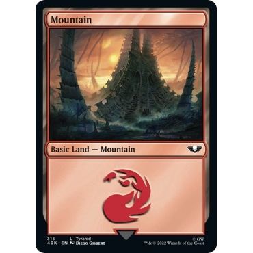 Image for Mountain (315) (Surge Foil) (315) (40K) - Magic: The Gathering