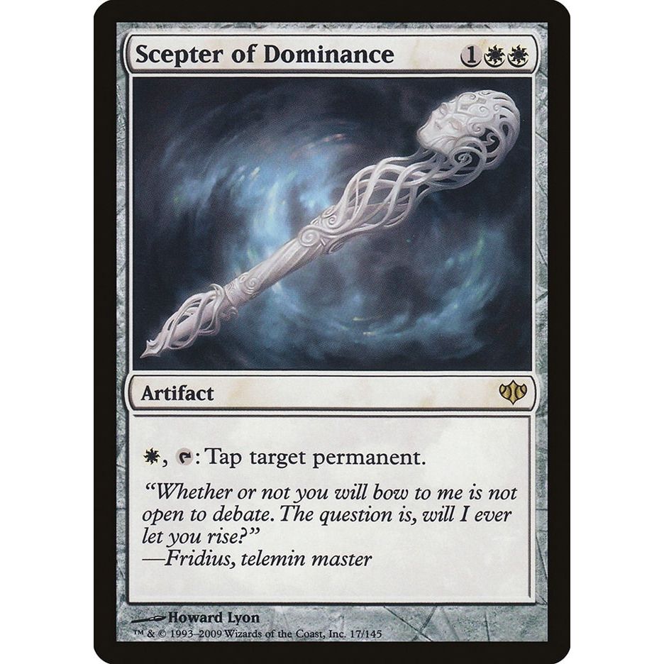 Image for Scepter of Dominance (17) (CON) - Magic: The Gathering
