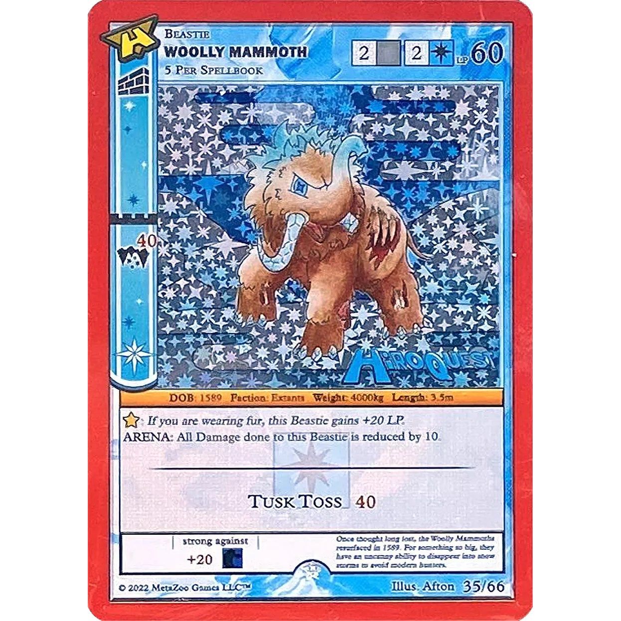 Image for Woolly Mammoth (35/66) (HQPR) - MetaZoo
