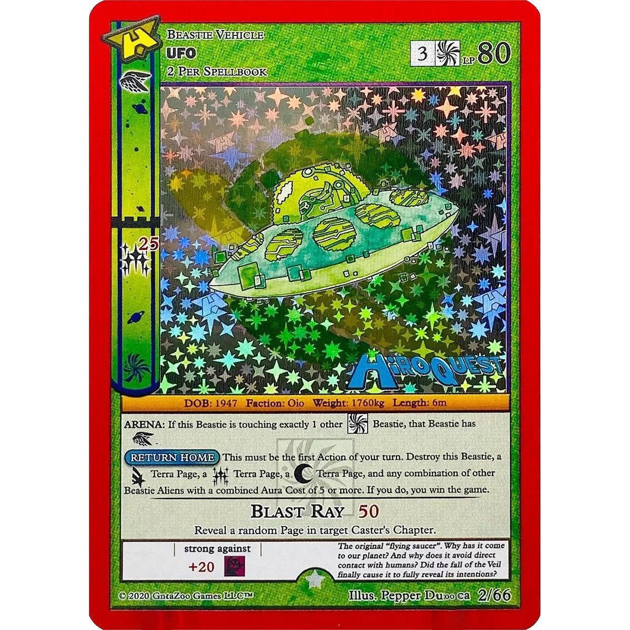 Image for UFO (2/66) (HQPR) - MetaZoo