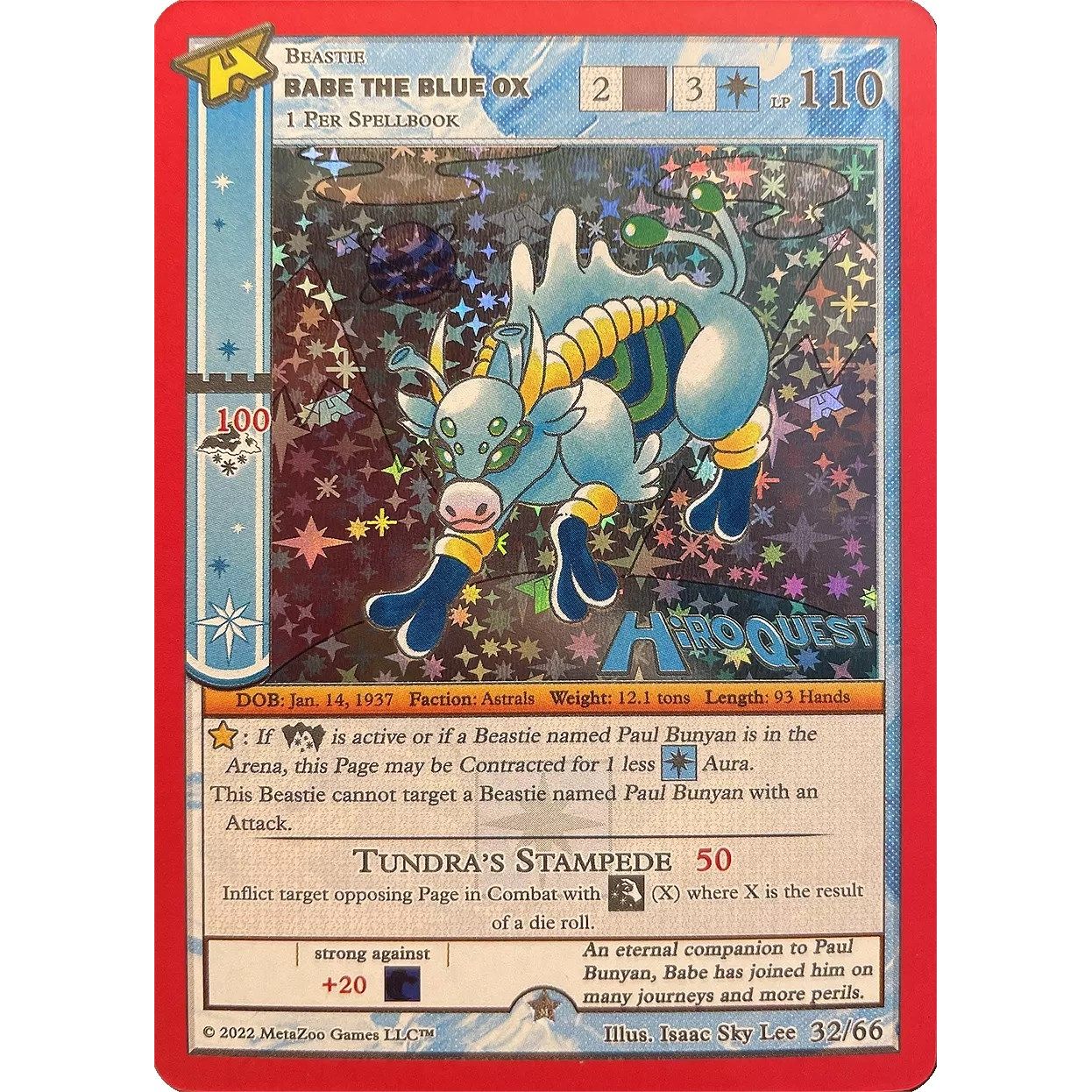 Image for Babe The Blue Ox (32/66) (HQPR) - MetaZoo