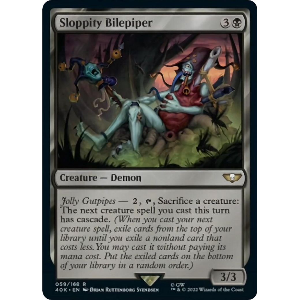 Image for Sloppity Bilepiper (59) (40K) - Magic: The Gathering