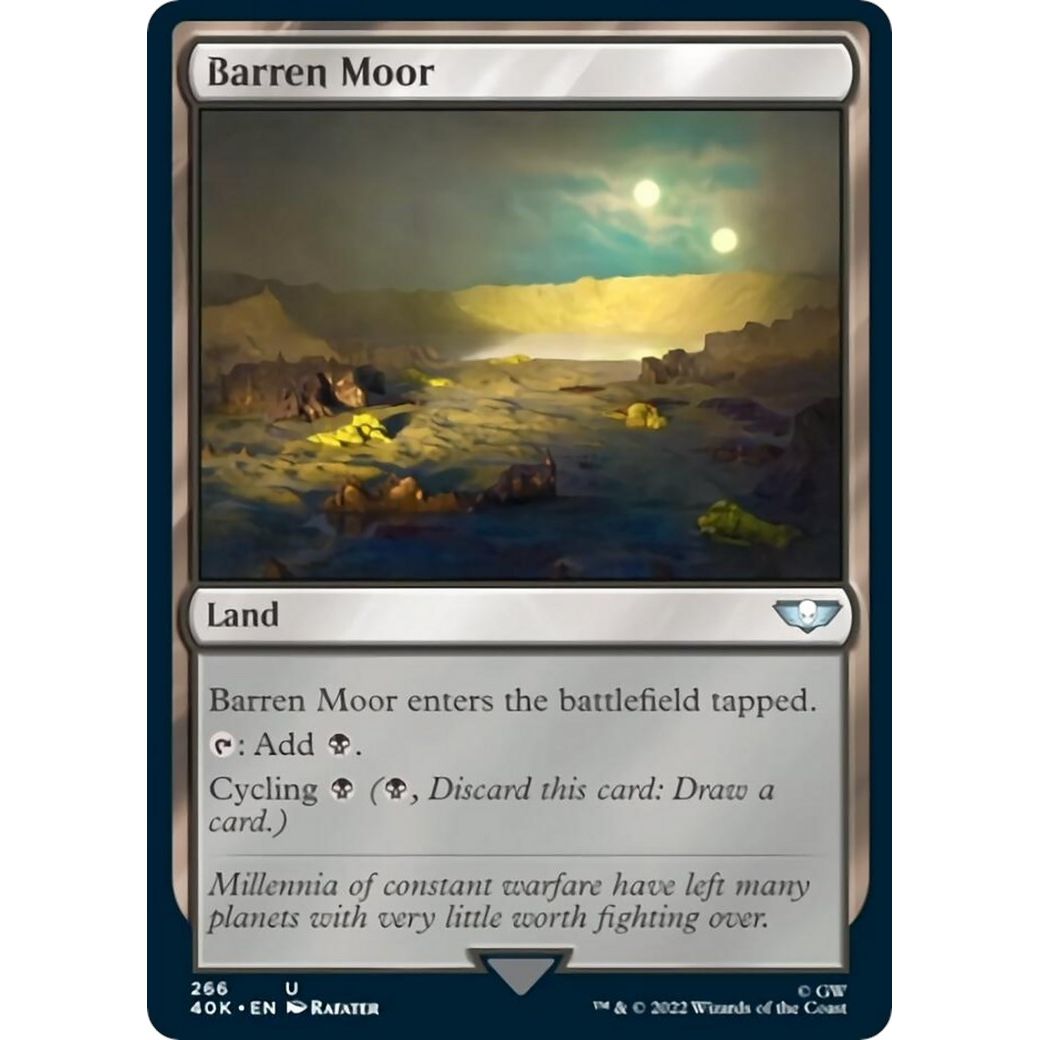 Image for Barren Moor (266) (40K) - Magic: The Gathering