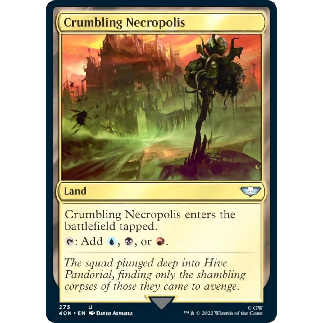 Image for Crumbling Necropolis (Surge Foil) (273) (40K) - Magic: The Gathering