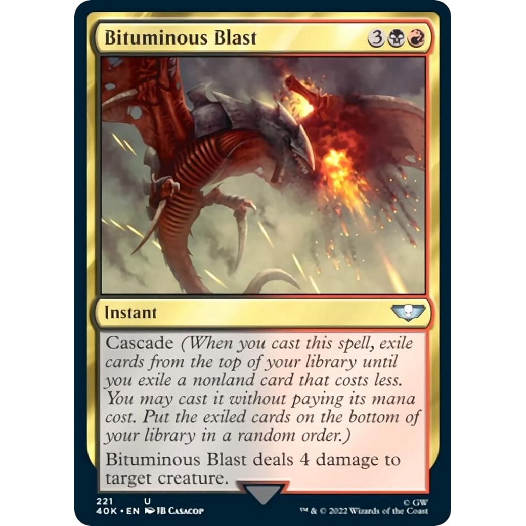 Image for Bituminous Blast (221) (40K) - Magic: The Gathering