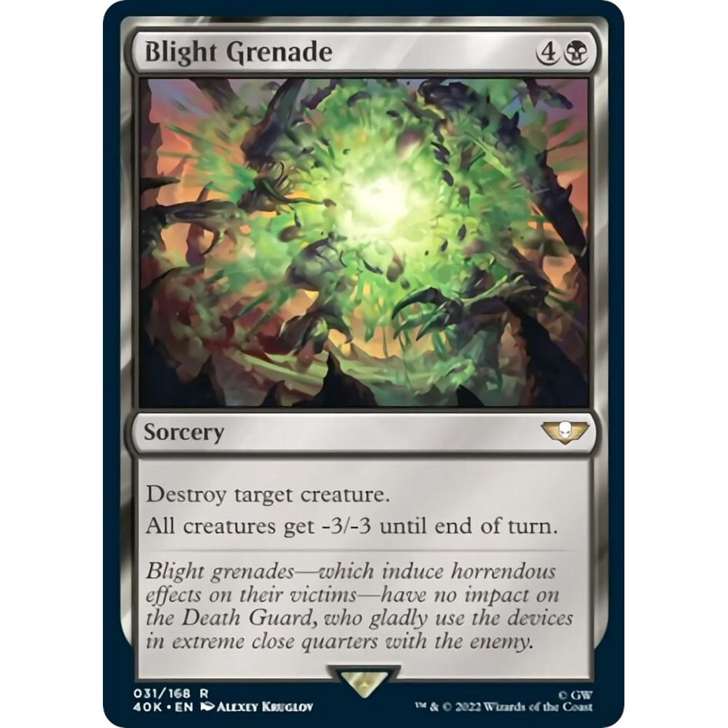 Image for Blight Grenade (31) (40K) - Magic: The Gathering